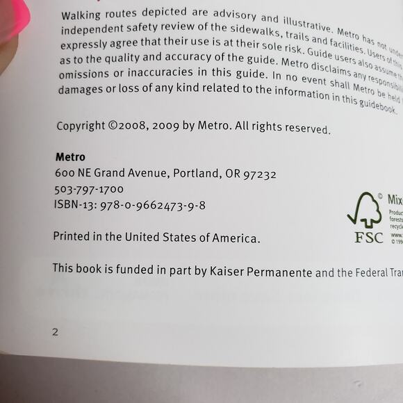 Walk‎ There! 50 Treks In And Around Portland And Vancouver Paperback Guidebook - Picture 5 of 11